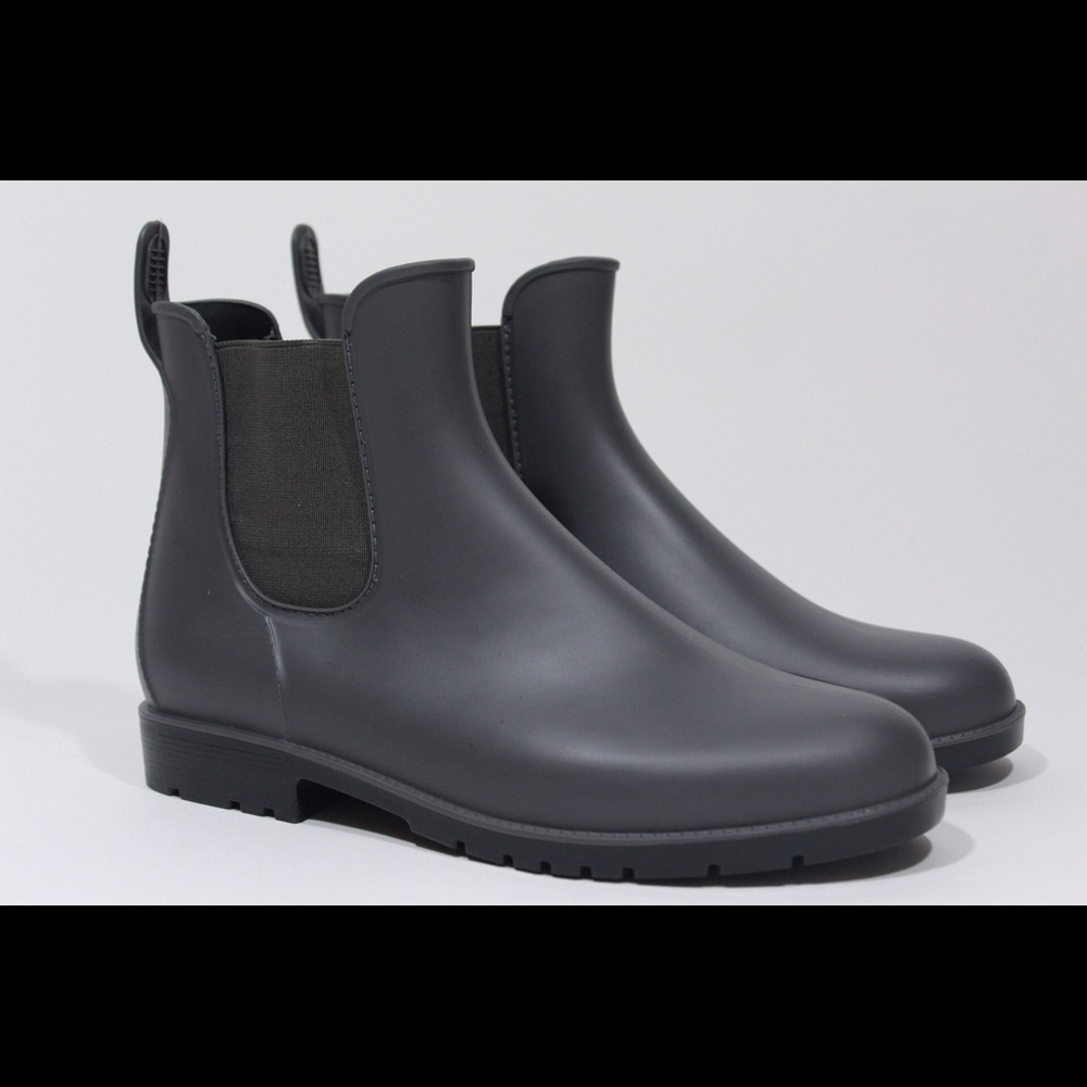 Matte Ankle Rain Boots